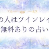 あの人は ツインレイ 占い 完全 無料